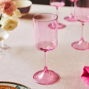 Anthropologie Wine Glass